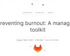 Preventing Burnout: A Manager's Toolkit